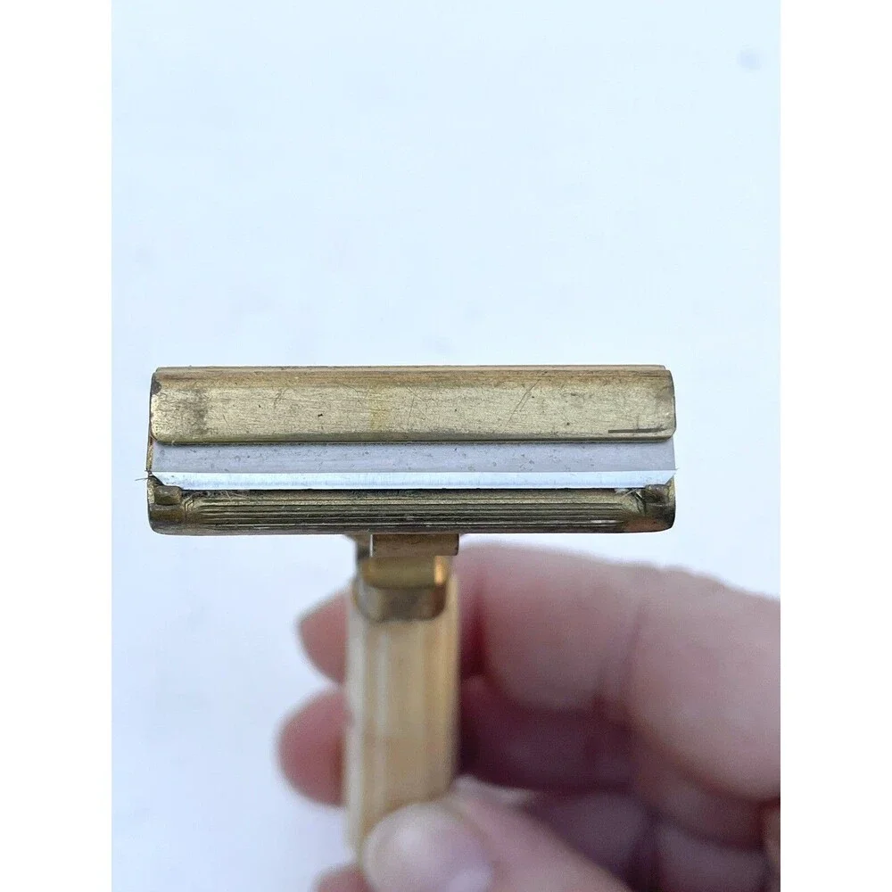 Vintage Eversharp Schick Injector Safety Razor w/ Blade Dispenser Retro Shaving